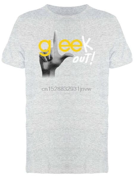 

men's t-shirts glee gleek out music tv show men athletic heather t-shirt summer streewear sizes-3xl, White;black