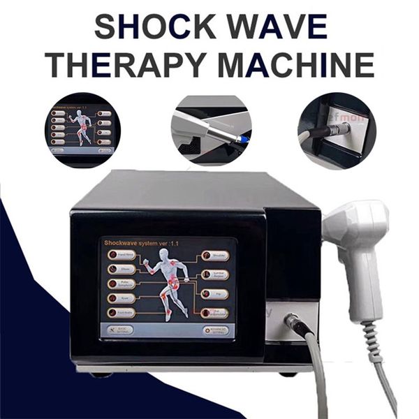 

6 bar shockwave therapy machine shock wave equipment orthopedics rehabilitation pain relief erectile dysfunction massage salon clinic use