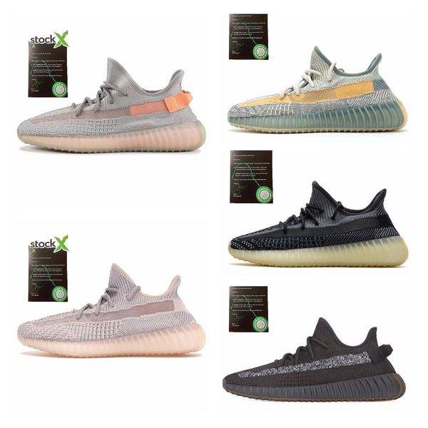 

kanye west static running shoes new israfil cinder desert sage earth tail light zebra womens mens trainers sneakers size 13 luxky j#006201