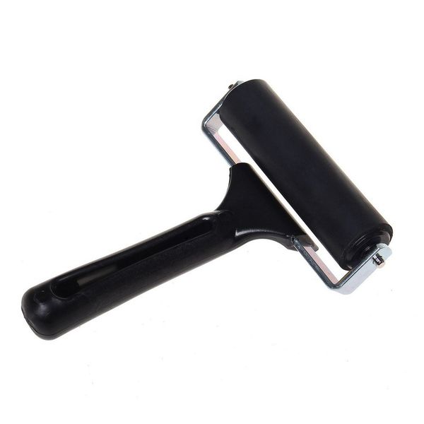 

rubber brayer roller for printmaking,great for gluing application also
