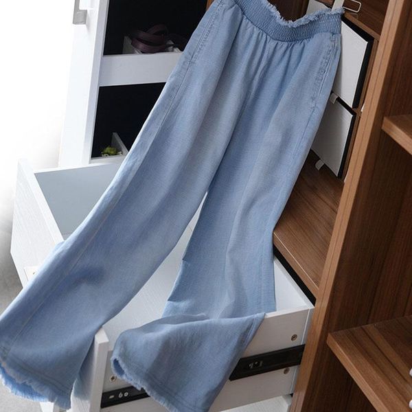 

dragonpad women linen elastic waist casual wide leg pants loose yoga pants, White;red