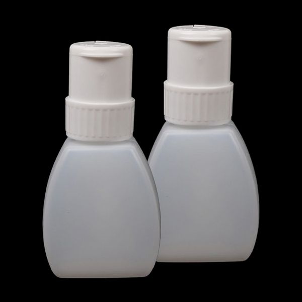 

2x plastic empty nail polish remover pump dispenser push down bottle