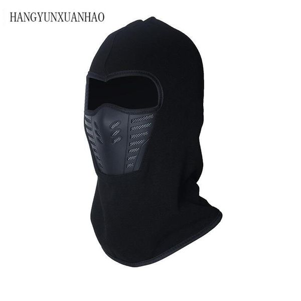 

windproof skullies beanies for men women full face mask autumn winter hat breathable fleece balaclava