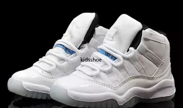 

удобные kids 11 space jam бред concord gym red баскетбол обувь дети мальчик девушки 11s полночь navy кроссовки малыши подарок на день рожден, Black