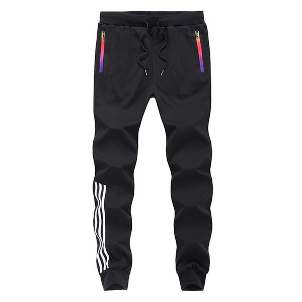 

2020 spring men casual long pants male sweatpants drawstring men brand long trousers joggers pants pantalon homme big size m-5xl, Black