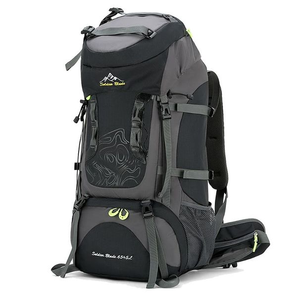 

lixada 70l waterproof backpack travel pack sports bag pack outdoor mountaineering hiking climbing camping backpack