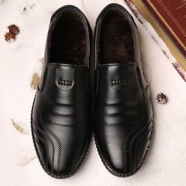 Hot Sale-leren schoenen voor heren vrije tijd flats slip-on schoenen heren reisloafers met zachte zolen comfort antislip schoeisel masculino zy375