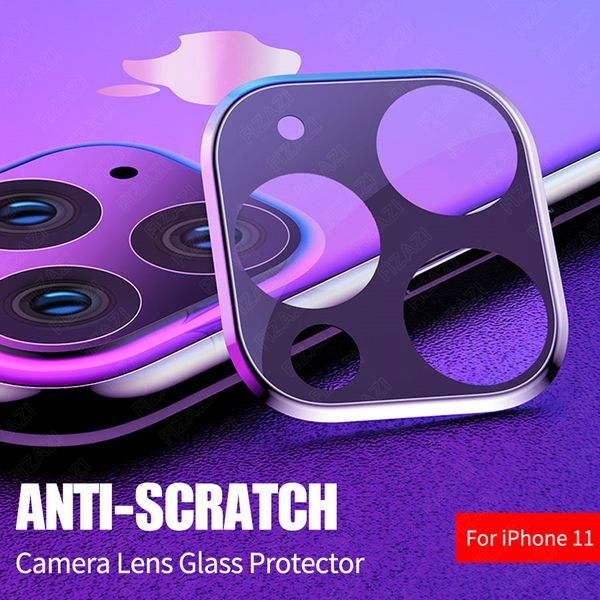 

camera lens protective ring on for iphone 11 pro tempered glass for iphone 11pro max 2019 phone metal alloy phone back protector