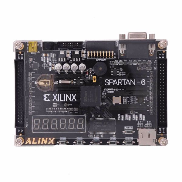 Совет Freeshipping Xilinx Spartan6 FPGA Development XC6SLX9 256Mb SDRAM FLASH S-D- с-Ард VGA камера