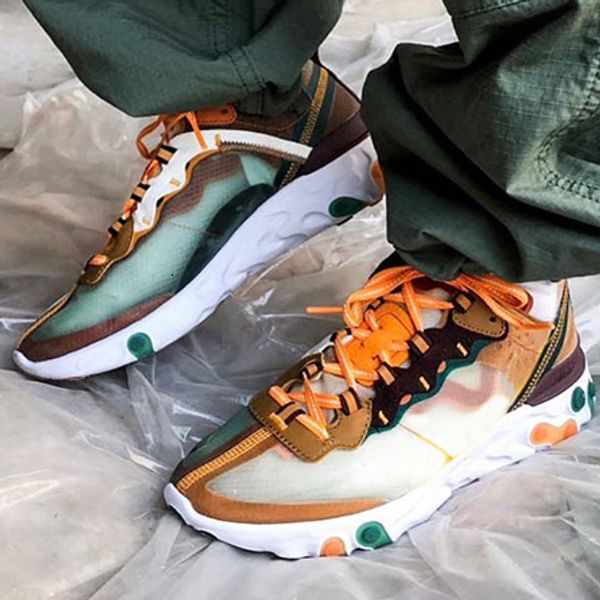 

2019 87 кроссовки undercaver эпические реагировать элемент 87 пакет белый эпические тапки спорт мужчины женщины тренер дизайнер черный белый