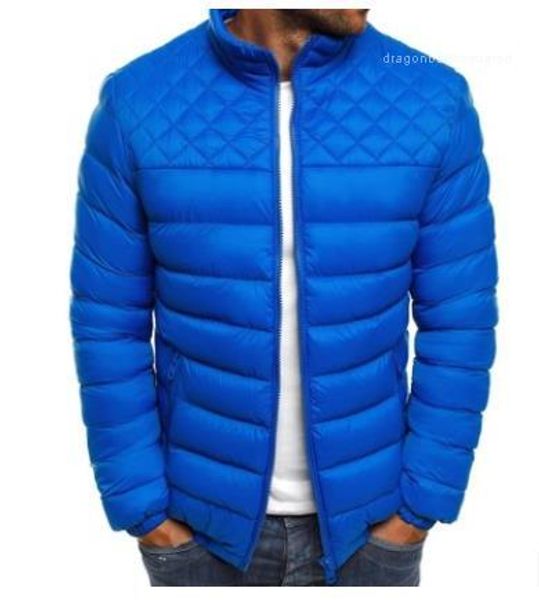 

сплошной вниз parkas мода slim fit стенд воротник куртки пальто мужские дизайнер мужики, Black