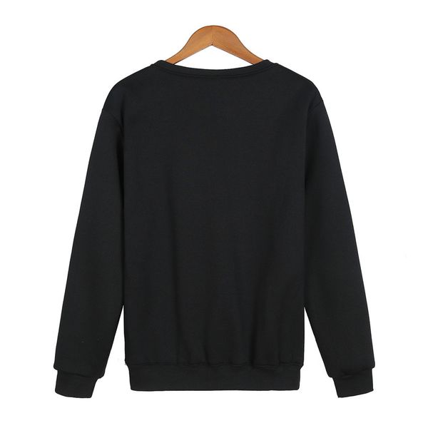 

100% cotton men sweatshirts-08, Black