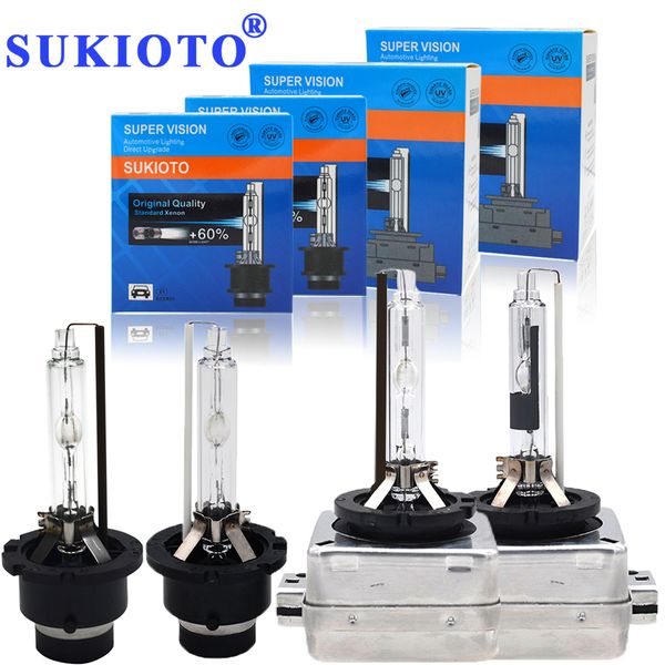 

sukioto 2pcs 35w hid d1s xenon bulb d2s d3s d4s 4300k 6000k 8000k 5000k xenon d2r d1r d4r car lights car headlight lamps