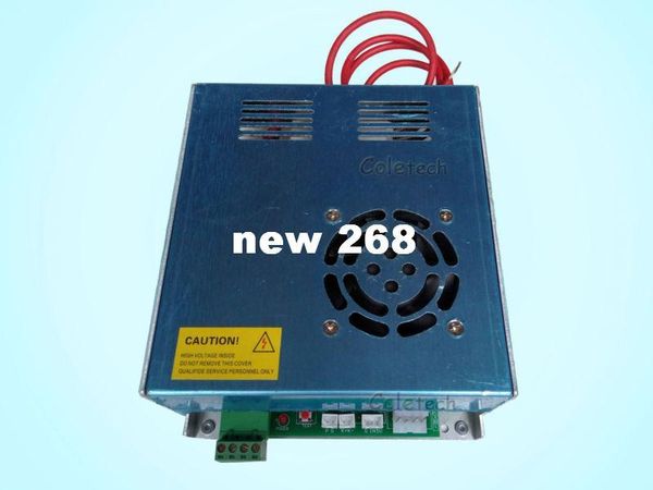 Freeshipping 40W Alimentatore per CO2 Laser Tube Engraver Cutter 110V / 220V Switch Alta qualità Tipo III White Port