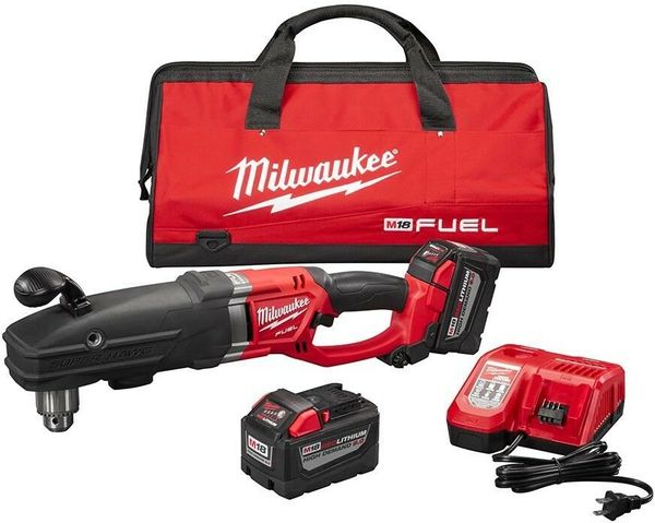 

2709 22hd milwaukee m18 fuel lithium ion 1 2 in cordle right angle drill kit
