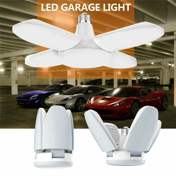 E27 LED Luzes Deformable Garagem Luzes 30W / 36W / 45W / 60W Lâmpada de candelabro de teto Lampara para Workshop Warehouse