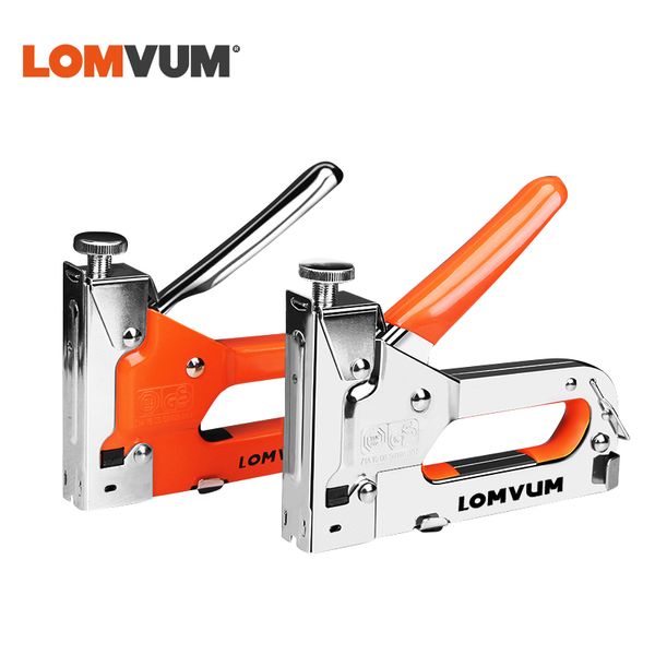

lomvum nail gun riveter u t shaped straight stapler furniture manual for wood carpentry stapler door nailer with 600pcs staples