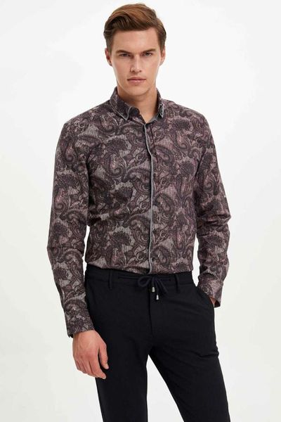 

defacto man long sleeve shirt-m2654az19wn, White;black