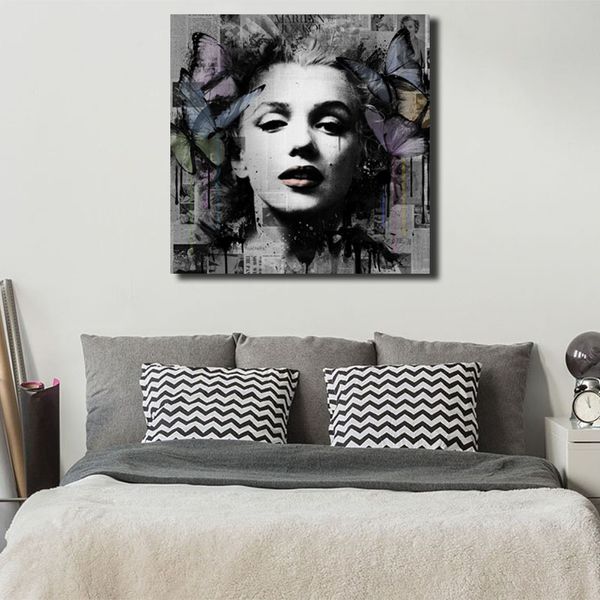 2019 Marilyn Monroe Portrait Canvas Posters Prints Wall Art Painting Decorative Picture Modern Bedroom Home Decoration From Iwallart 6 33