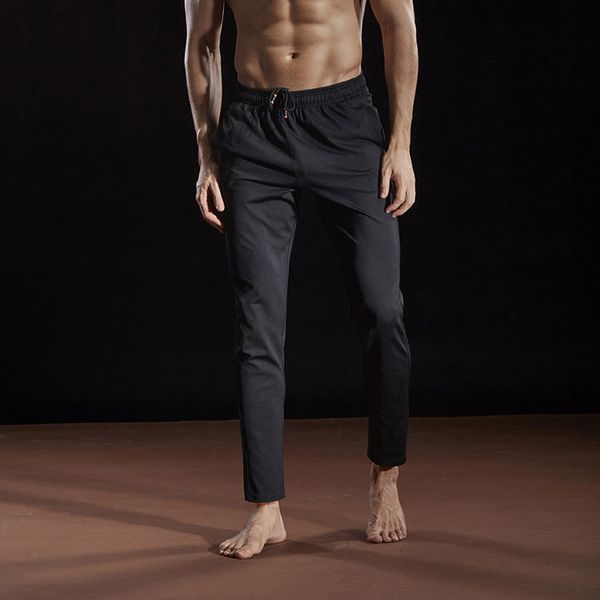 

new mens sport pants fitness jogging long pants men basketball bodybuilding sportswear sweatpants joggers gym running, Black;blue