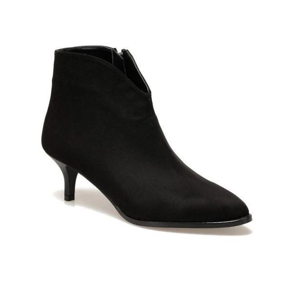 

flo cedrus black female high-heeled boots butigo
