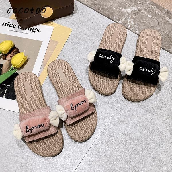 

linen slippers female summer indoor non-slip home 2020 cotton and linen slippers four seasons cute and comfortable, Black