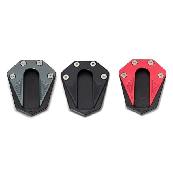

cnc aluminum foot kickstand extension pad plate side stand for benelli