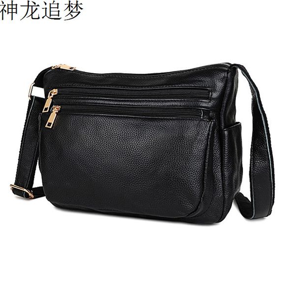 

известный дизайн женская сумка натуральная кожа сумка дамы crossbody квадратный пять карман на молнии первый слой кожаная сумка
