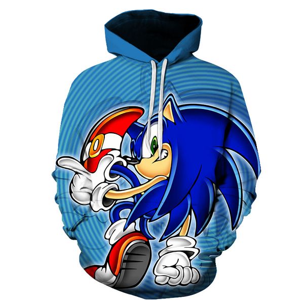 

sonic the hedgehog 3d толстовка пальто мужчины женщины толстовки 3d толстовки пуловеры верхняя одежда толстовка куртка спортивные костюмы ул, Black