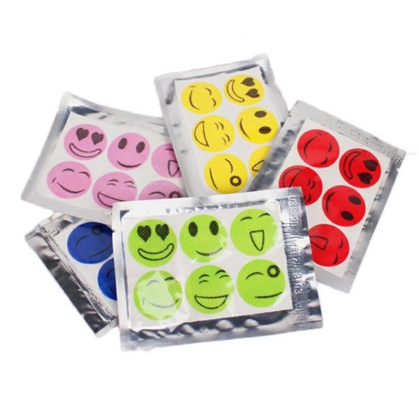 

6pcs/set non-toxic children natural plant formula mosquito repellent stickers patches repellen mosquito killer