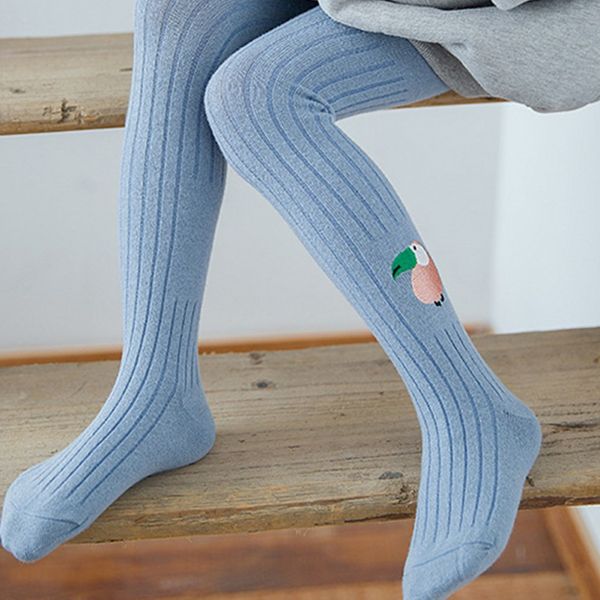 

baby boy warm cotton stockings embroidery tights anti slip stockings for girls, Blue