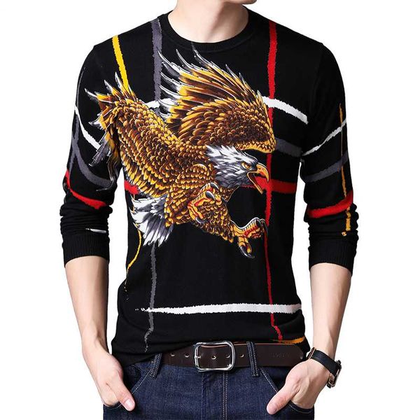 

men winter sweater plaid eagle print sweater pull homme hombre invierno jersey navidad hombre stripe -3xl, White;black