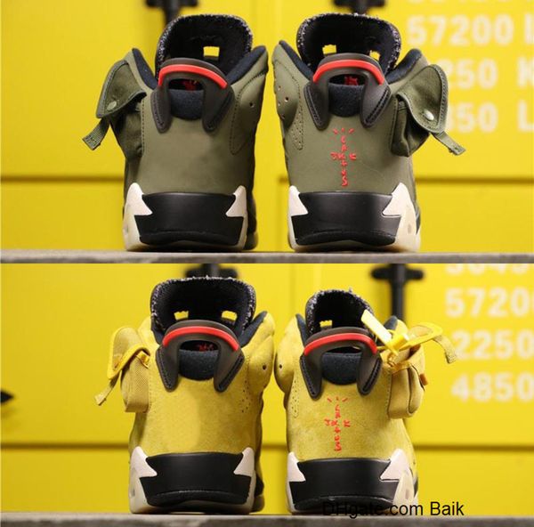 

2020 limited трэвис скотт 6 желтый кактус джек скоттс дети мужчины баскетбол обувь высокого качества, 6s трэвис грин psg мужские кроссовки с, Black