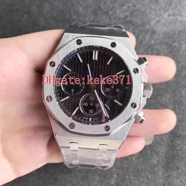 

5 style wristwatches jh 41mm offshore 26321 26320 26320st.oo.1220st.01 eta movement chronograph automatic mens watch watches, Slivery;brown