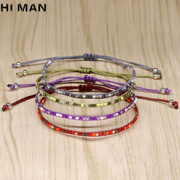 

новый дизайн boho многоцветный бусины ручной тканые кожаный браслет женщин 7 chakra yoga браслет мода тонкий ювелирные изделия браслет подар, Golden;silver