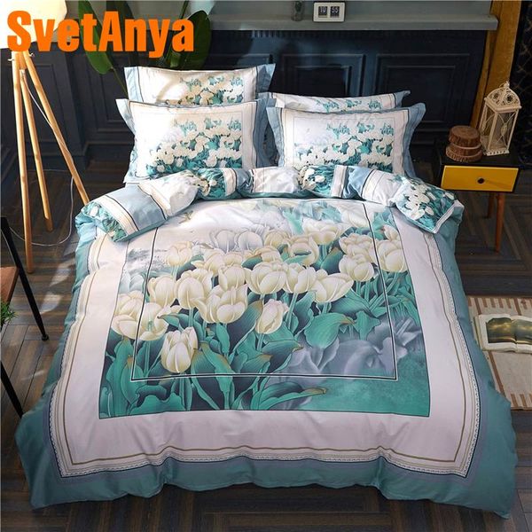 

svetanya tulips print bedding set 100 cotton linens queen full double king size