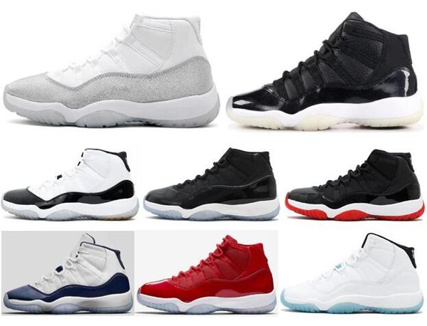

Лучше качество 11s Бред Metallic Silve 72-10 Space Jam Concord Баскетбол обувь Мужчины Женщины 11 Легенда Синий Gym красный Спортивные кроссовки с коробкой