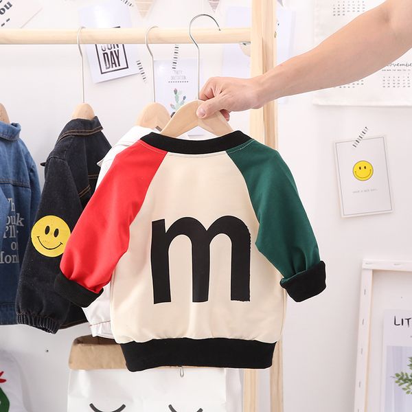 

2020 baby coat boys spring baby infant kids clothes, Blue;gray