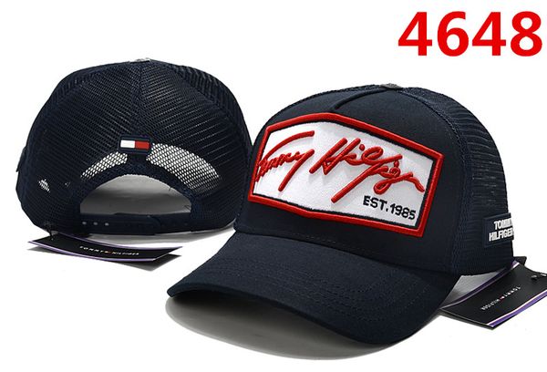 

New fashion high quality mesh hat 6 panel baseball cap adjustable hats for men women snabpack Black red navy blue hip hop cap