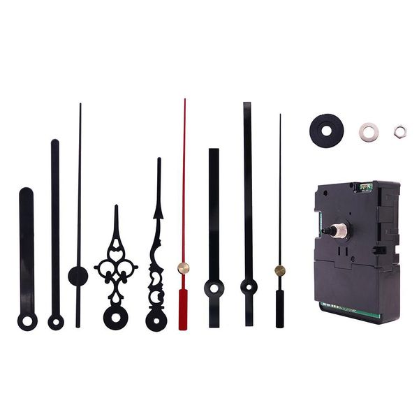 

12888 quartz diy wall clock movement mechanism diy repair parts replacement fit dials up to 30cm/11.81 inches in diameter