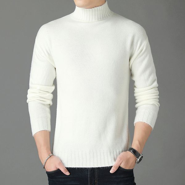 

new striped men jersey pullover sweater fashion casual wool sweater camisa warm cotton clothes dropshipping, White;black