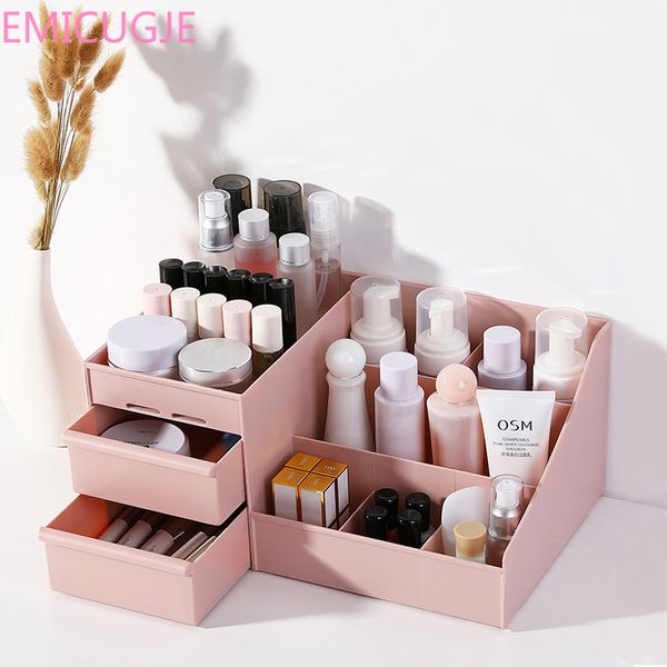 

skin care rack house organizer container mobile phone sundries cosmetic storage box drawer desklastic makeup dressing table
