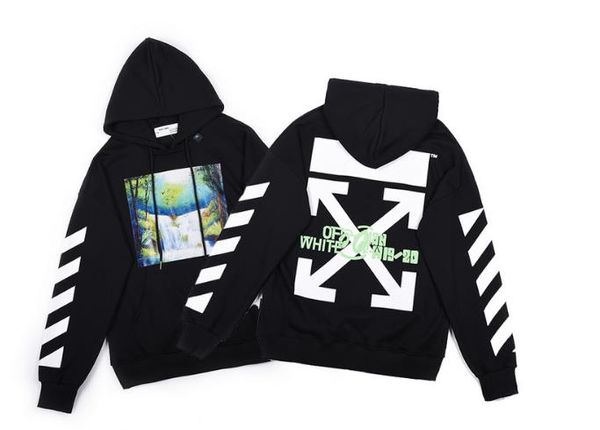 

Off hoodie ale new loo e men women hooded weater loo e hoodie black hoodie