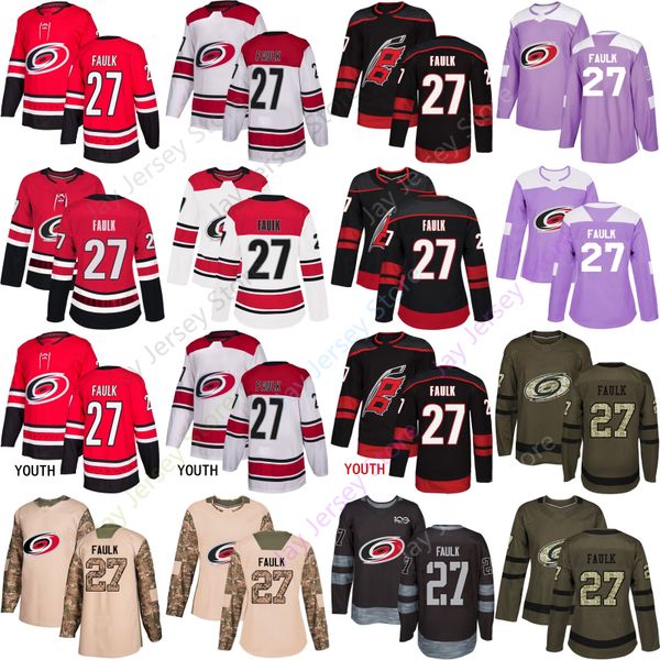 

Custom Carolina Hurricanes 27 Justin Faulk Jersey All Stitched Men Women Youth Kid size S-3XL Winter Classic Cheap
