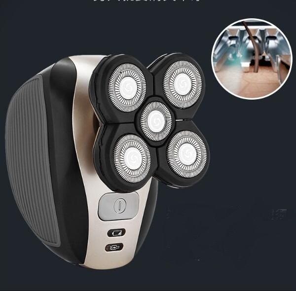 

5 in 1 electric shaver men nose hair trimmer washable 4d floating blade head shaving beard trimmer razor nose hair cutter free
