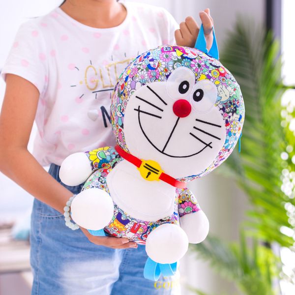 

plush doraemon bags plush kids children knapsackanime plush bags kids doll toys backpack bitherday gifts 38cm height