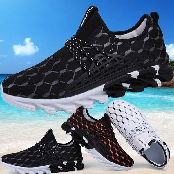 

Four seasons high quality sports shoes, men's sports shoes, youth campus students ultra light running shoes breathable sports shoes, Orange