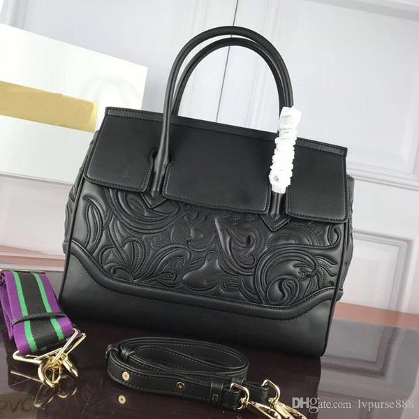 

famous brand designer handbags varsce brand medusa head embroidery large capacity designer bags fashion tote luxury purse bag