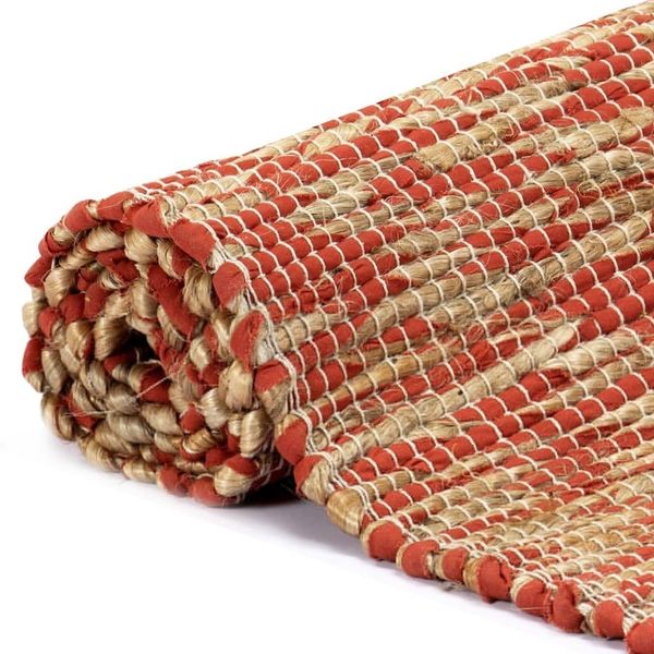 

handmade red and natural jute rug 80x160 cm wall stickers