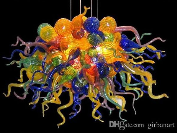 

lamps elegant special colorful chandeliers christmas lights living room art decor style hand blown glass chandelier in dubai